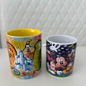 Preowned. 2 Jerry Leigh Disney Florida mug and Disney 2014 mug.